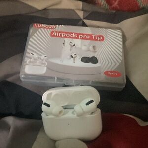 AirPods Pro with extra tips and cleaning kit
